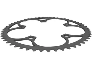 Chainring 53T 3D Model preview