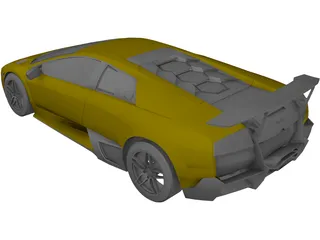 Lamborghini Murcielago LP670 3D Model preview