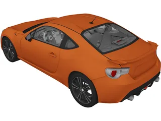 Toyota FT86 3D Model preview