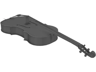 Violin 3D Model preview