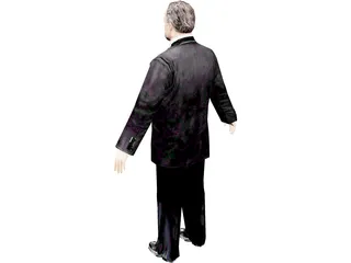 Godfather Don Carleone 3D Model preview