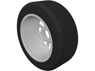 Racing Wheel 3D Model preview