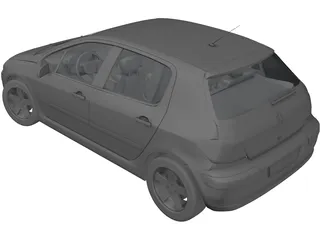 Peugeot 307 3D Model preview