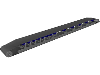 Conveyor Belt 3D Model preview