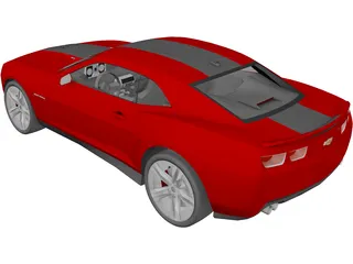 Chevrolet Camaro ZL1 (2012) 3D Model preview