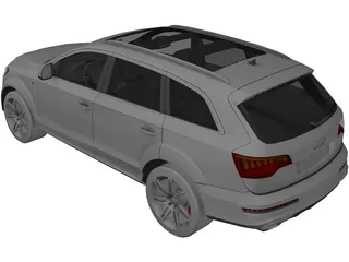Audi Q7 V12 TDI (2010) 3D Model preview
