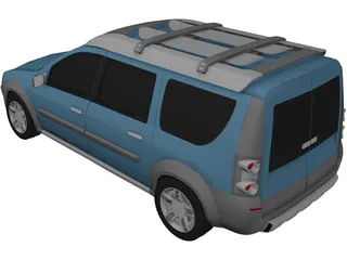 Dacia Logan Steppe Concept (2006) 3D Model preview
