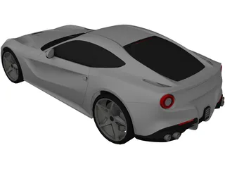 Ferrari F12 Berlinetta 3D Model preview