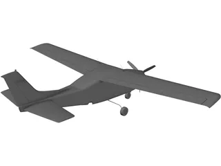 Cessna 172 3D Model preview