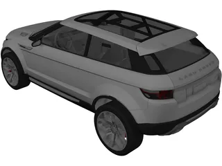 Land Rover LRX Concept (2008) 3D Model preview