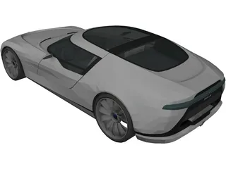 Saab Aero X Concept 3D Model preview