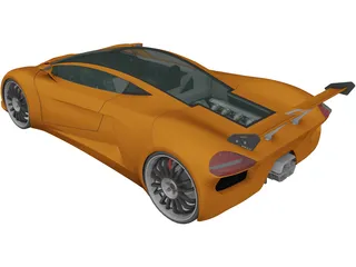 Vendetta GTR 800 3D Model preview