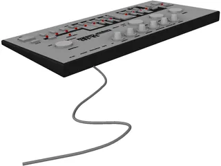 Roland TB-303 3D Model preview
