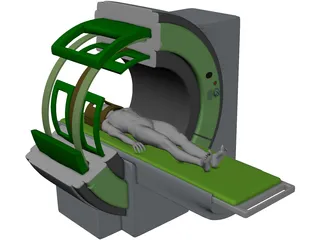 Magnetic Resonance Tomograph 3D Model preview