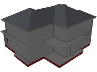 Villa 3D Model preview