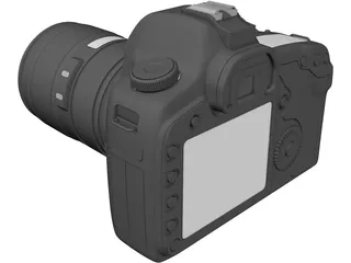 Canon EOS Photo Camera 3D Model preview