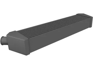 Intercooler Air-to-Air 3D Model preview