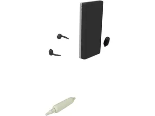 Sony Ericsson W715 Phone 3D Model preview
