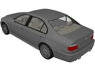 BMW M5 3D Model preview