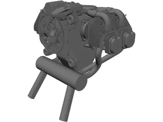 UL260i Engine 3D Model preview