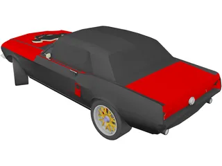 Ford Mustang (1967) [Tuned] 3D Model preview