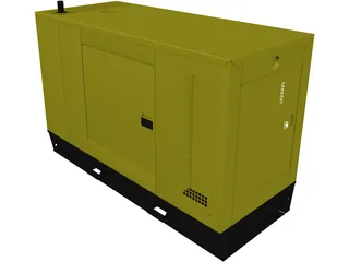 Diesel Generator Type A 3D Model preview