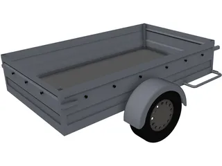 Trailer 3D Model preview