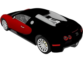 Bugatti Veyron 16.4 (2009) 3D Model preview