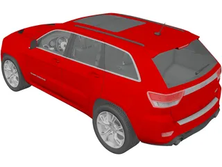 Jeep Grand Cherokee SRT8 (2012) 3D Model preview