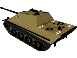 Jagdpanzer V 3D Model preview