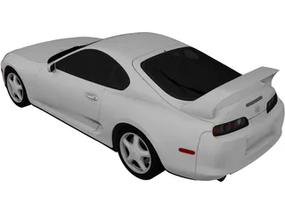 Toyota Supra RZ (1998) 3D Model preview