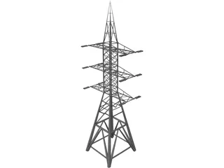 Electric Tower 3D Model preview