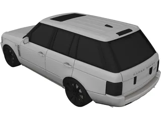 Range Rover Sport (2012) 3D Model preview