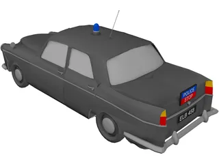 Wolseley 6/110 Metropolitan Police 3D Model preview