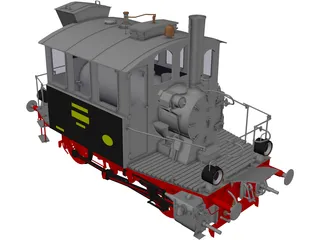 Train 3D Model preview