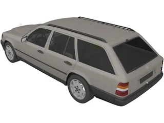 Mercedes-Benz E-Class Kombi 3D Model preview