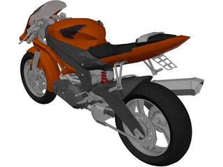 Honda CB150R 3D Model preview