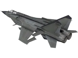 MiG-31 Foxhound 3D Model preview