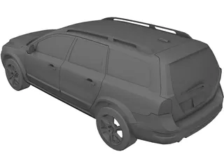 Volvo XC70 3D Model preview