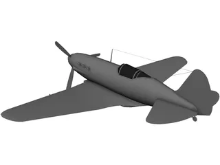 MiG-3 3D Model preview