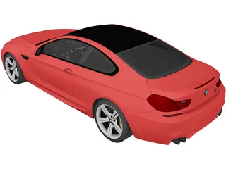 BMW M6 Coupe [F13] (2013) 3D Model preview