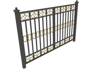 Fence 3D Model preview