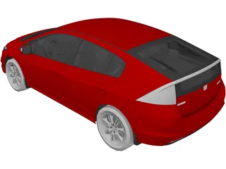 Honda Insight 3D Model preview