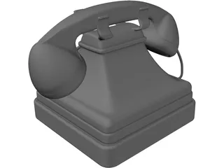 Phone Antique 3D Model preview