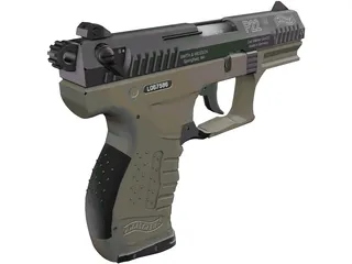 P22 Walther 3D Model preview