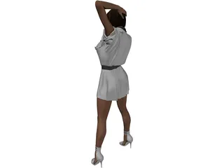 Lady 3D Model preview