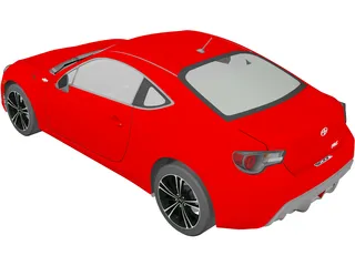 Scion FR-S (2013) 3D Model preview