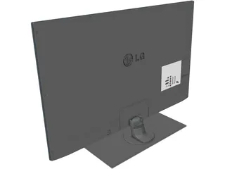 LG TV LCD LED 3D Model preview