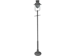 Street Lamp 3D Model preview