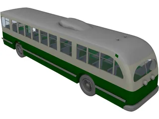 Trolleybus 3D Model preview